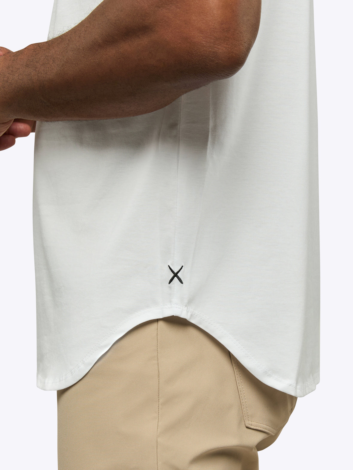 AO Elongated Tee | White Signature-fit PYCA Pro®
