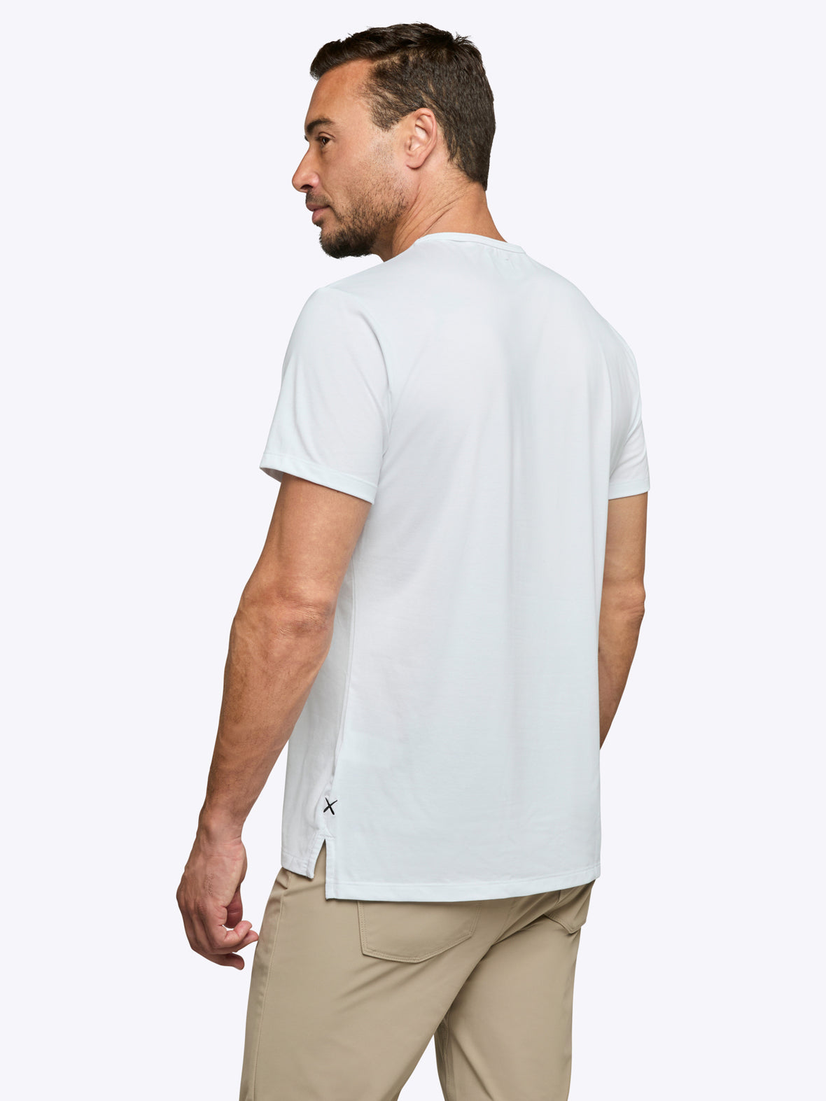 AO Split-Hem Tee | White Signature-fit PYCA Pro®