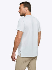 AO Split-Hem Tee | White Signature-fit PYCA Pro®