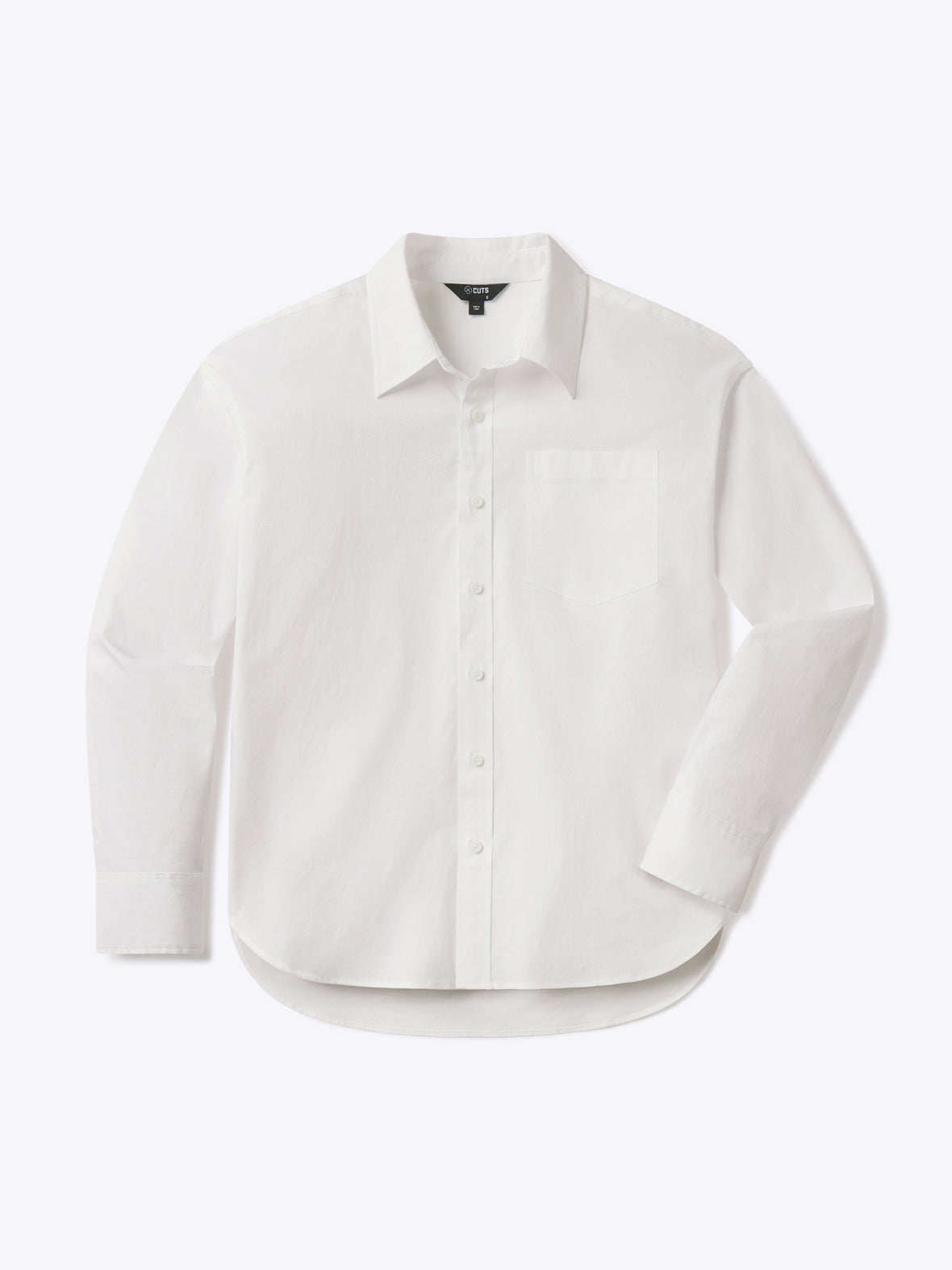 Soho Long Sleeve Button Up | White Relaxed-Fit
