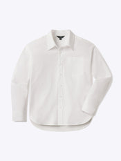 Soho Long Sleeve Button Up | White Relaxed-Fit