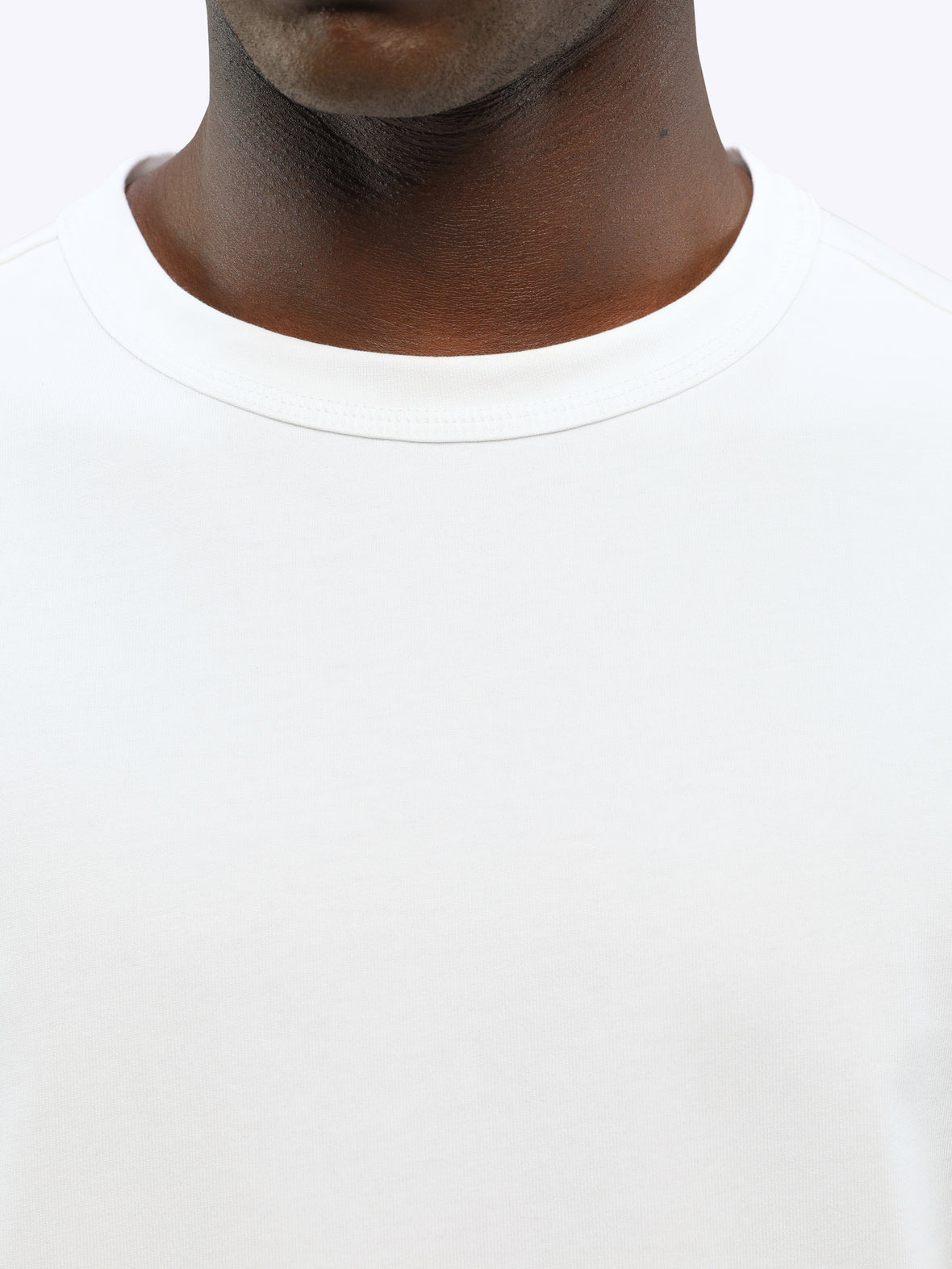 Overtime Oversized Tee | White Relaxed-Fit