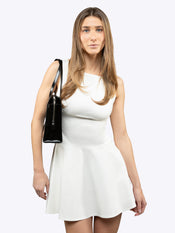 SoHo Flare Dress | White Form-fitting