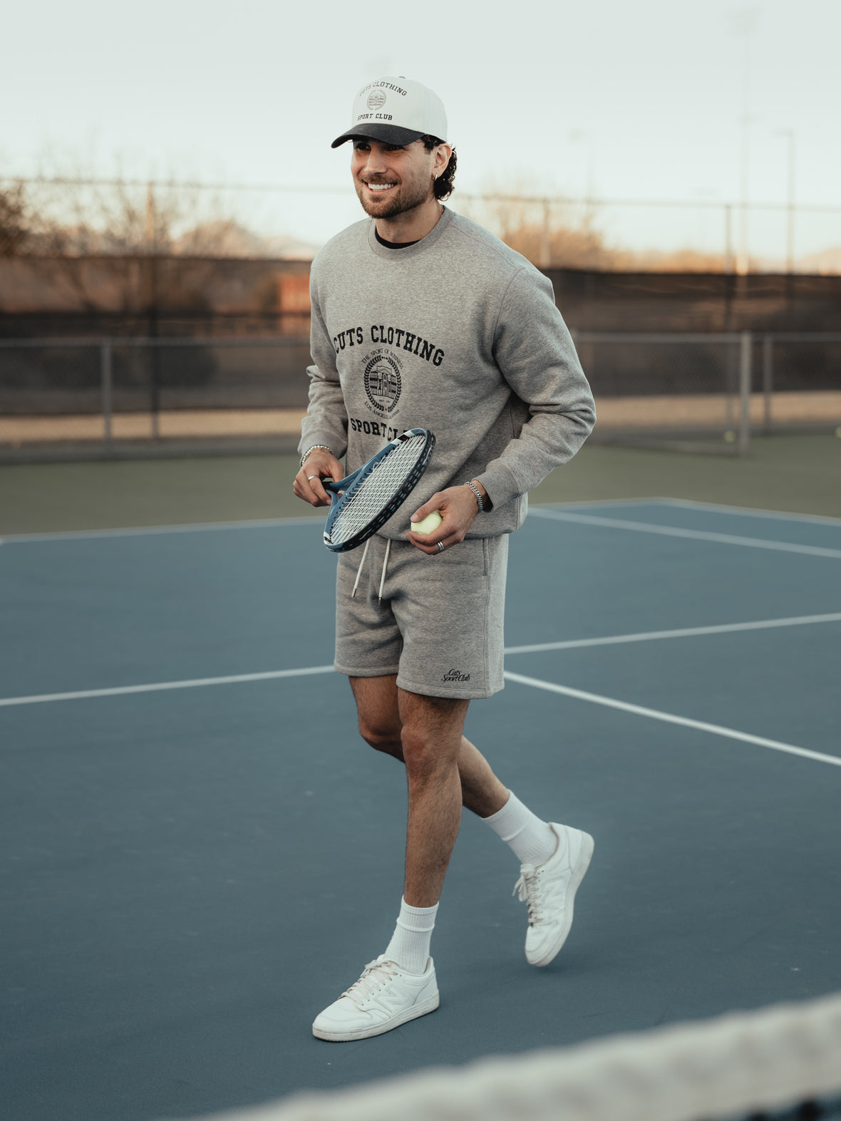 Sport Club Pullover | Heather Grey Classic-Fit