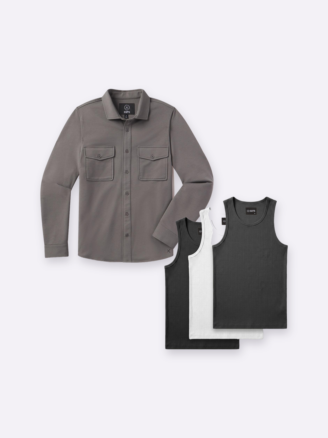 Hyperloop + Tank 3pk – Charcoal / Mixed