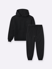 Women's Divine Hoodie + Sweatpant – Black / Black