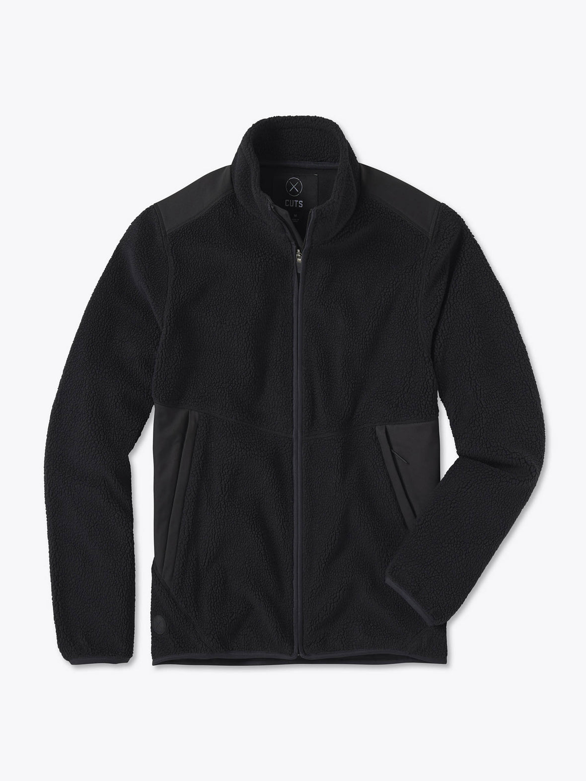 Polartec® Sherpa Full Zip | Black Signature-fit