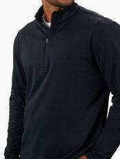Crossover Fleece Q-Zip | Black Signature-Fit
