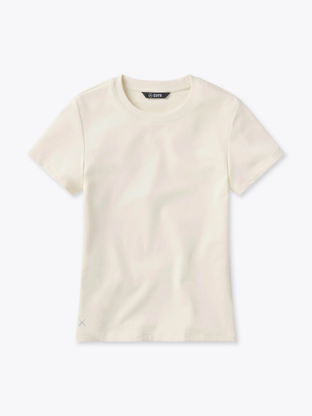 Tomboy Tee | Ivory Slim-Fit Tomboy-Cotton™