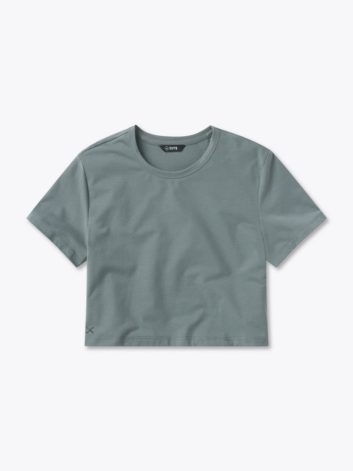 Almost Friday Tee Cropped | Sage Classic-fit PYCA Pro®